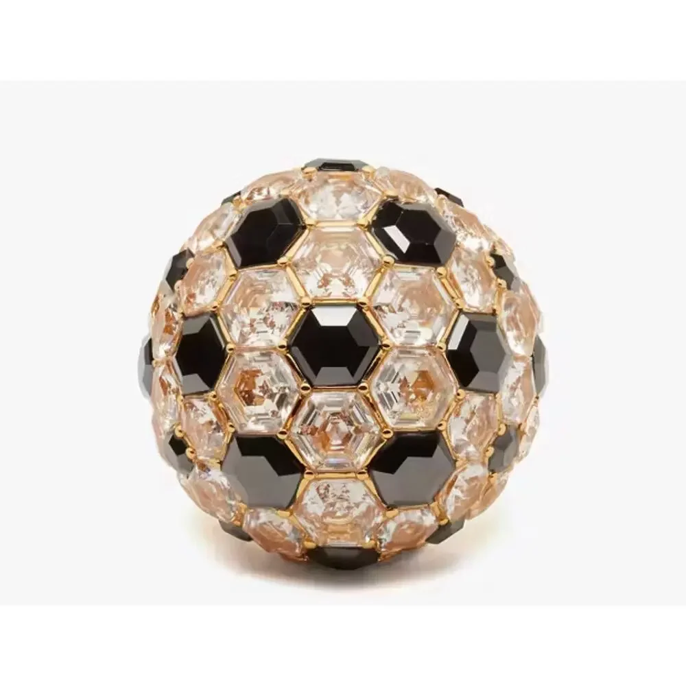 Kate Spade On The Ball Cocktail Ring Size 6 Soccer Ball